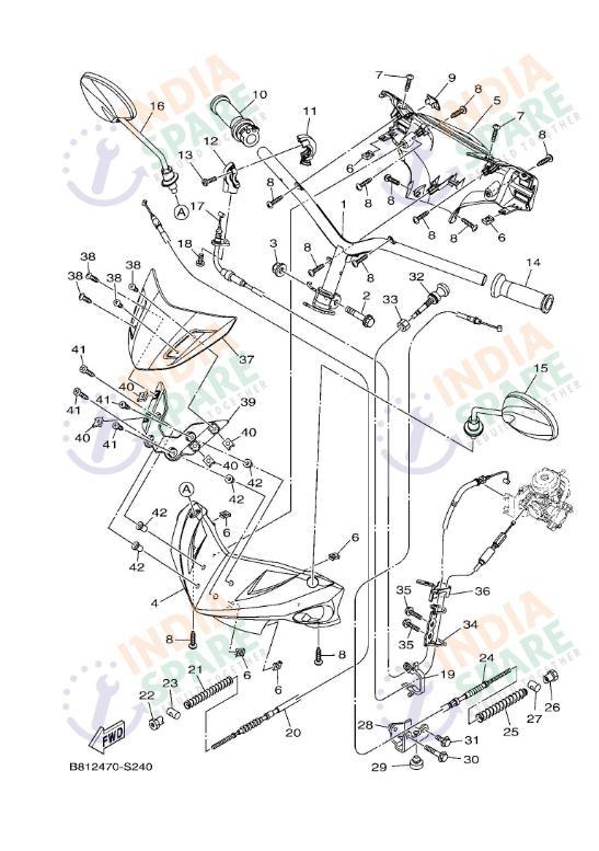 STEERING HANDLE & CABLE